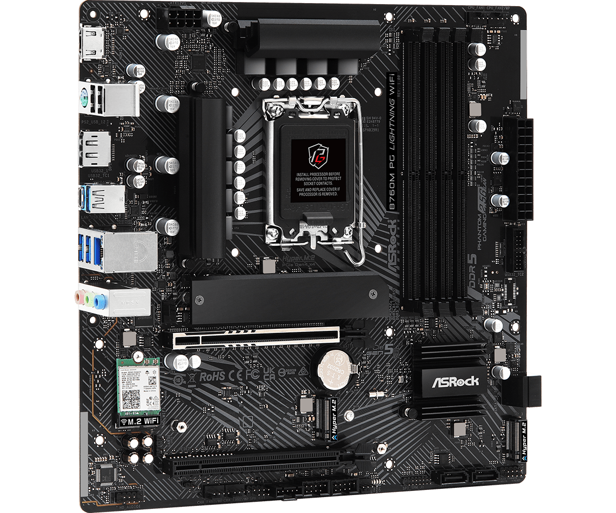 Asrock B760M PG Lightning WiFi | 90 - MXBMT0 - A0UAYZ - 4710483943522 - Vektra Computers LLC Asrock B760M PG Lightning WiFi | 90 - MXBMT0 - A0UAYZ - 4710483943522 - Vektra Computers LLC